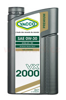 Motorový olej YACCO VX 2000 0W30, 2 L