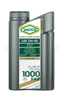 Motorový olej YACCO VX 1000 FAP 5W40 1L