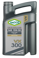 Motorový olej YACCO VX 300 15W50, 5 L