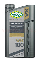Motorový olej YACCO VX 100 20W50, 2 L