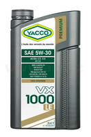 Motorový olej YACCO VX 1000 LE 5W30, 2 L