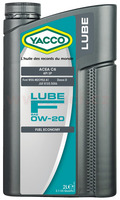 Motorový olej YACCO LUBE F 0W20, 2 L