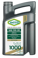 Motorový olej YACCO VX 1000 LL III 5W30, 5 L