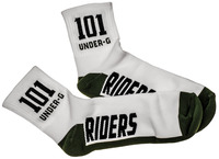 Ponožky ACTION, 101 RIDERS (zelená/bílá)