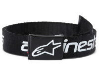 Pásek LINEAR WEB BELT, ALPINESTARS (černá/bílá)