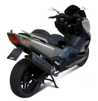 Výfuk kompletní 2x1 MIVV SUONO Steel Black / Carbon cap