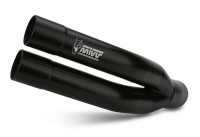 Koncovka výfuku MIVV DOUBLE GUN Černá ocel