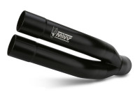 Koncovka výfuku MIVV DOUBLE GUN Černá ocel