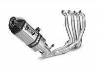 Výfuk kompletní 4x2x1 MIVV SPEED EDGE Celotitan / Karbonové víčko verze "REPLICA"