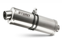 Koncovka výfuku STORM OVAL Nerez
