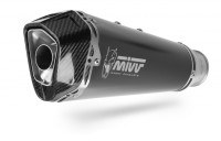 Výfuk kompletní 1x1 MIVV DELTA RACE Černá ocel