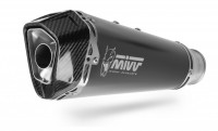 Full exhaust system MIVV DELTA RACE Černá ocel