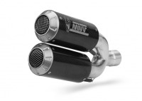 2 koncovky výfuku MIVV MK3 karbon