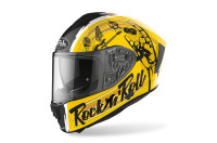 Přilba SPARK "ROCK'N'ROLL", AIROH (černá/žlutá) 2021