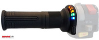 Vyhřívané rukojeti KOSO HG 07 - 5 úrovní výhřevu 120mm s ovládácím kroužkem