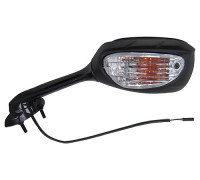 Zpětné zrcátko s blikačem (rozteč šroubů 42 mm), Q-TECH, L