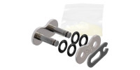 Spojka řetězu 520X1R2, JT CHAINS (barva stříbrná, rozpojovací, typ SPRING)