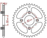 Ocelová rozeta pro sekundární řetězy typu 420, JT - Anglie (28 zubů)