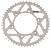 Duralová rozeta MASTER pro sekundární řetězy typu 420, Q-TECH (stříbrný elox, 46 zubů)