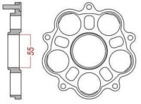 Duralový unašeč pro rozety Ducati, JT