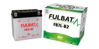 Baterie 12V, YB7L-B2, 8Ah, 85A, konvenční 135x75x133 FULBAT (vč. balení elektrolytu)