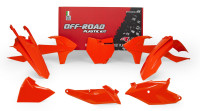 Sada plastů KTM, RTECH (oranžová, 6 dílů, vč. krytů vzduch filtru)