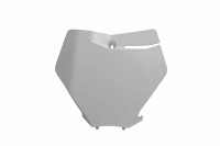 čelní číslová tabulka KTM, RTECH (bílá)