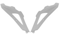 Vrchní díl spoilerů chladiče Husqvarna, RTECH (bílý, pár)