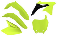 Sada plastů Suzuki, RTECH (neon žlutá, 5 dílů)