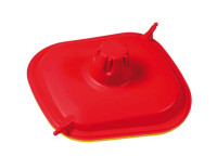 Vrchní kryt vzduchového filtru (pro mytí a údržbu) KTM, RTECH (červeno-žlutý)