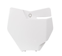 čelní číslová tabulka KTM, RTECH (bílá)