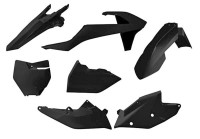 Sada plastů KTM, RTECH (černá, 6 dílů, vč. levého krytu vzduch filtru)