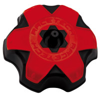 Víčko nádrže Honda, RTECH (černá/červená)