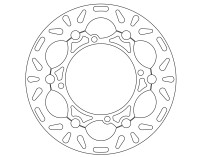 Brzdový kotouč přední plovoucí, NEWFREN