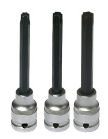 Sada torx prodloužených hlavic pro 1/2" ráčnu, BIKESERVICE
