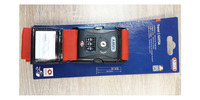Popruh na zavazadla s 3 místným kódem (délka 192 cm, šířka 5,2 cm), ABUS (červený)