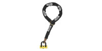 řetěz + zámek U profil Granit (délka 120 cm, tloušťka 12 mm, třmen zámku tloušťka 17 mm), ABUS (žlutý)