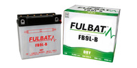Baterie 12V, YB9L-B, 9Ah, 130A, konvenční 135x75x139 FULBAT (vč. balení elektrolytu)