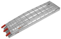 Nájezdová rampa - skládací - hliníková úzká, Q-TECH (max. nosnost 250 kg, 1 ks)