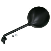 Zpětné zrcátko plastové (závit pravý M8, průměr skla 120 mm), Q-TECH, L