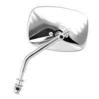 Zpětné zrcátko chromové (závit pravý M8), Q-TECH (chrom), L=P