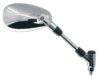 Zpětné zrcátko chromové (závit levý M10), Q-TECH, P