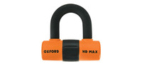 Zámek U profil HD Max, OXFORD (oranžový/černý, průměr čepu 14 mm)