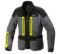 Bunda TRAVELER 3, SPIDI (černá/šedá/žlutá fluo)