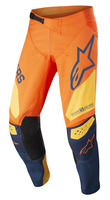 Kalhoty TECHSTAR FACTORY, ALPINESTARS (oranžová/tmavá modrá/žlutá)