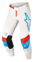 Kalhoty TECHSTAR QUADRO, ALPINESTARS (bílá/modrá neon/červená)
