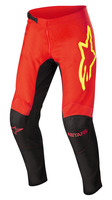 Kalhoty FLUID TRIPPLE, ALPINESTARS (černá/červená fluo/žlutá fluo)
