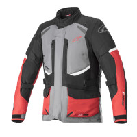 Bunda ANDES DRYSTAR, ALPINESTARS (šedá/černá/červená) 2025