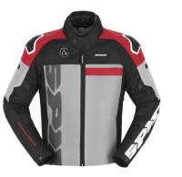 Bunda PROGRESSIVE NET H2OUT, SPIDI (černá/šedá/červená)