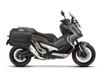 Kompletní sada bočních černých hliníkových kufrů SHAD TERRA BLACK 36L/36L , včetně montážní sady SHAD HONDA X-ADV 750